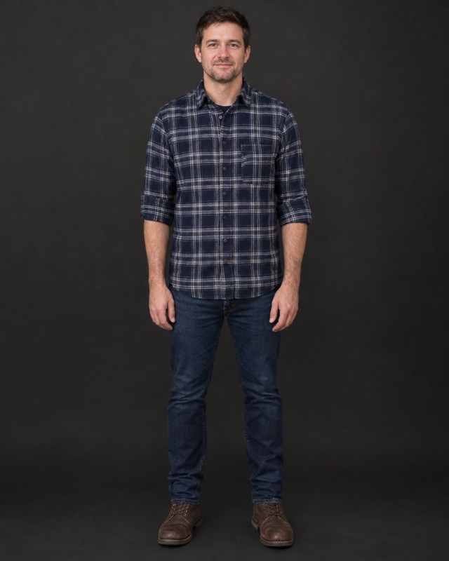 Reference photo: 1 Solo Photo (Flannel Guy)